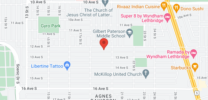 map of 1910 12 Avenue S